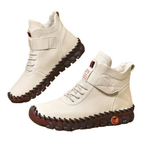 Bottines en SimiliCuir intérieur fourré - Faciles à enfiler