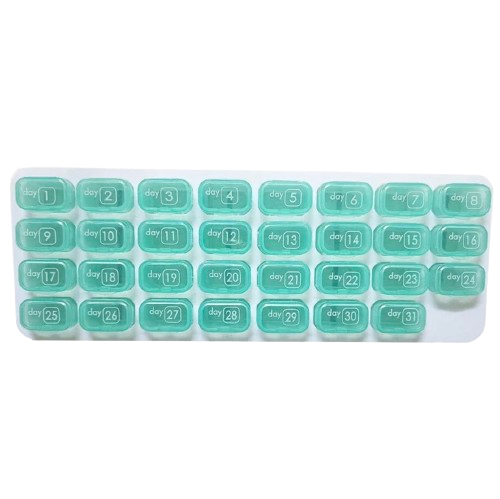 Grand Pilulier mensuel - 31 cases pour un mois
