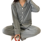 Pyjama boutonné en Coton Modal - Femme