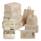 Ensemble de 10PCS Sacs et Trousses de rangement de Voyage