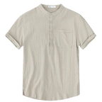 Chemisette homme col mao