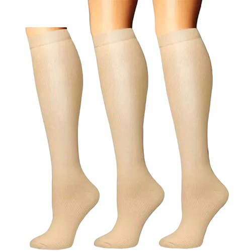 Lot de 3 Chaussettes Médicales montantes de compression
