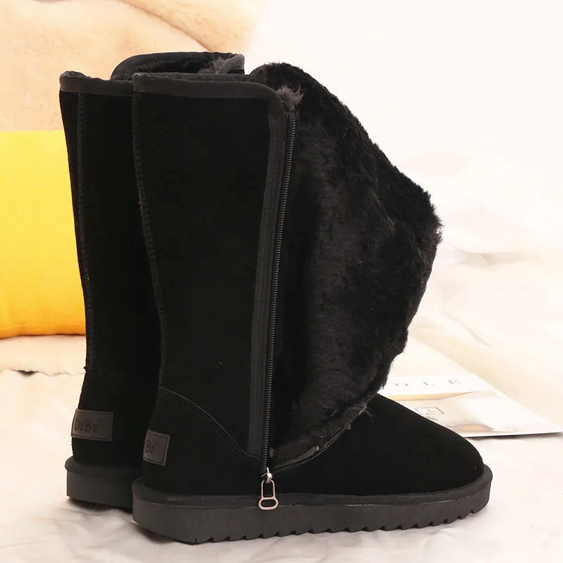 Bottes montantes ULTRA chaudes à Fermeture à Zip