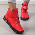 Bottines en SimiliCuir intérieur fourré - Faciles à enfiler