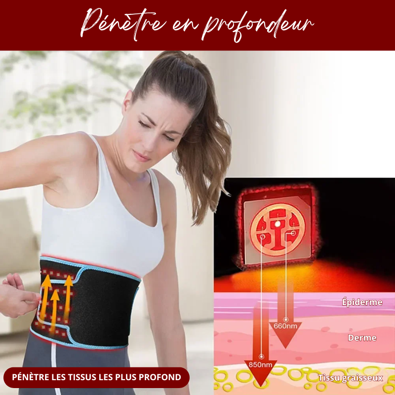 Ceinture Amincissante Luminothérapie LED