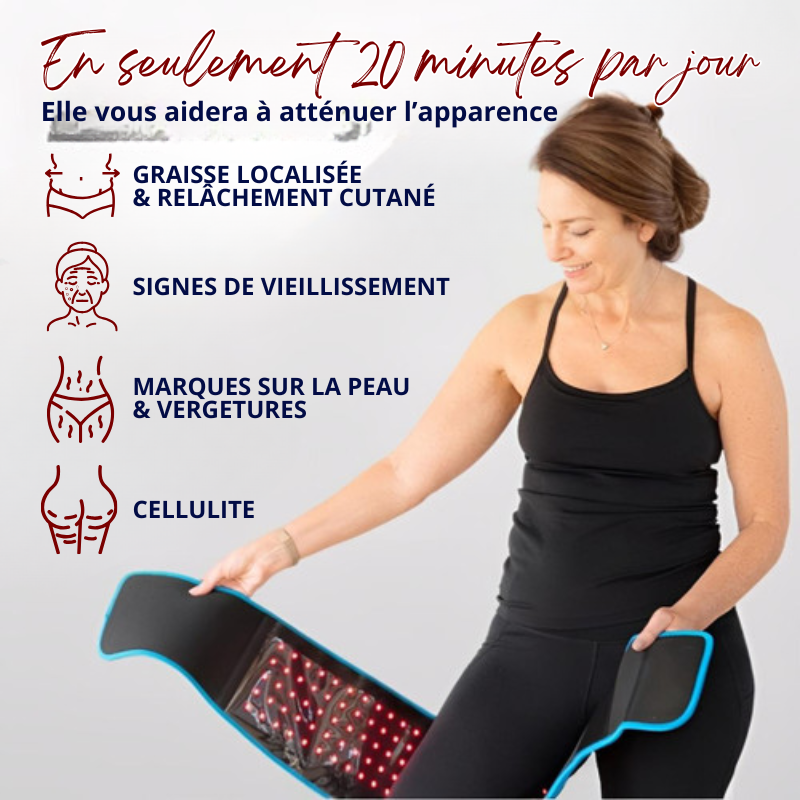 Ceinture Amincissante Luminothérapie LED