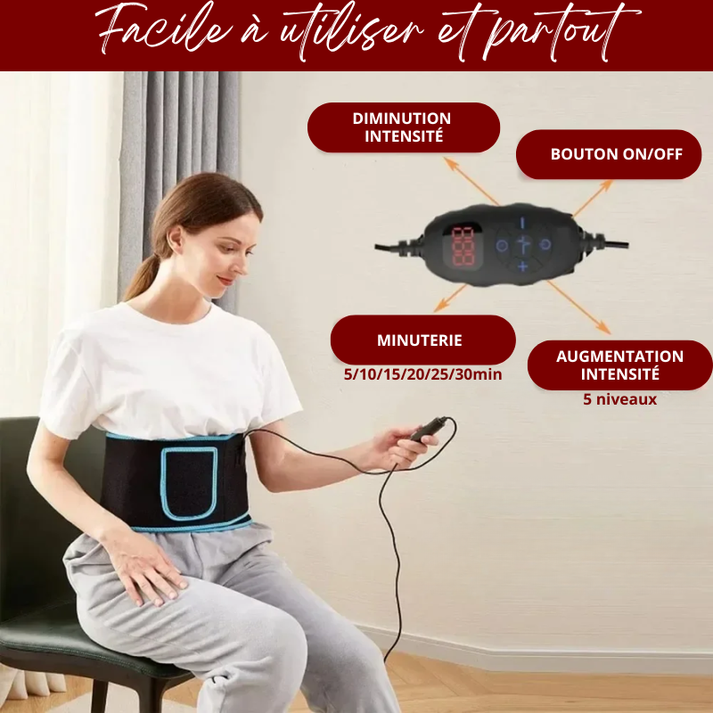 Ceinture Amincissante Luminothérapie LED