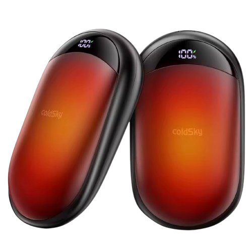 Chauffe-Mains Magnétiques 2 en 1 Portables & Rechargeables - 3 Températures