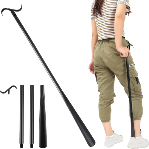 Chausse-Pied Long 88cm avec Crochet à Vêtements