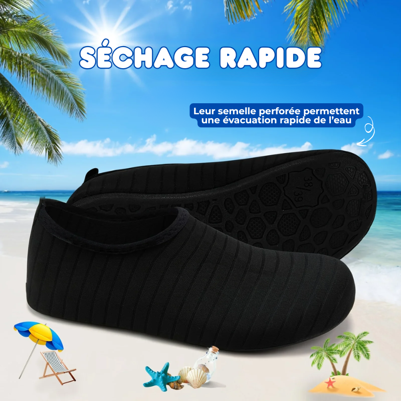 Chaussons Aquatiques Étanches à Séchage Rapide & Antidérapants