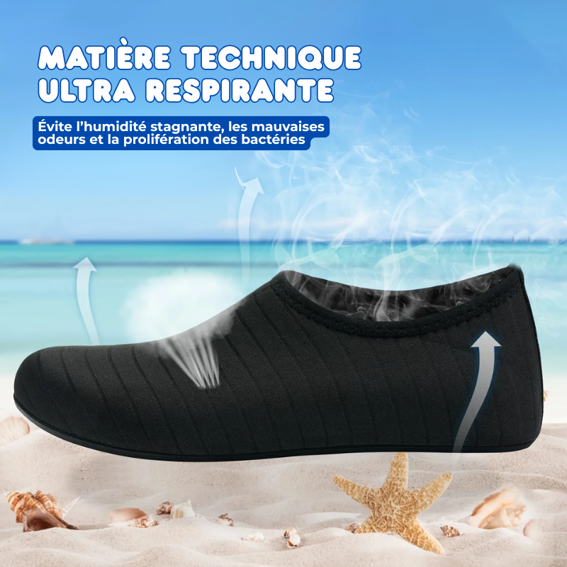 Chaussons Aquatiques Étanches à Séchage Rapide & Antidérapants