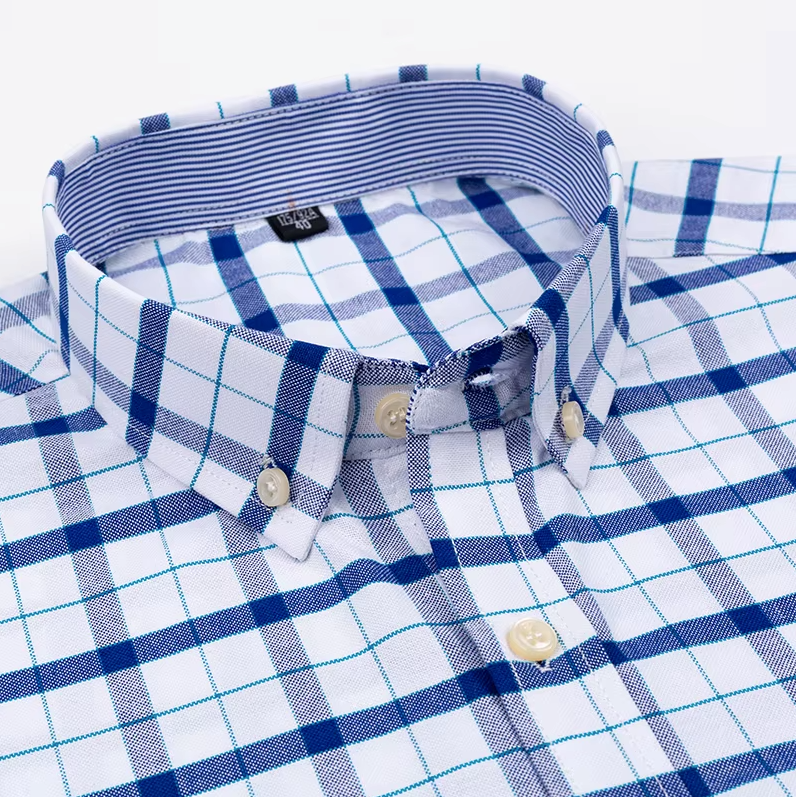 Chemises  à manches courtes pour hommes - 100% coton