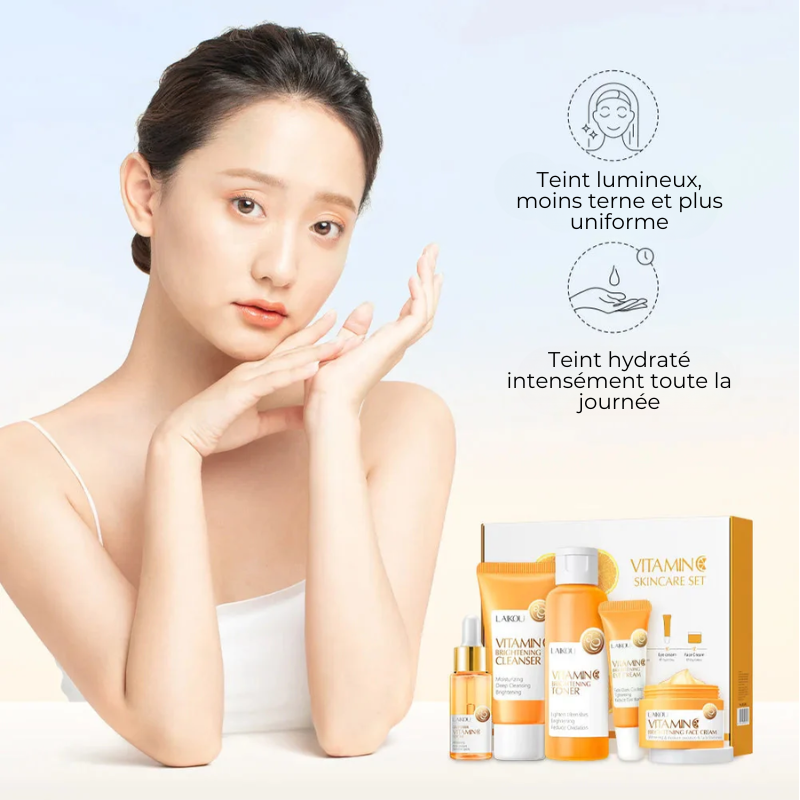Coffret Soin Complet 5PCS à la Vitamine C