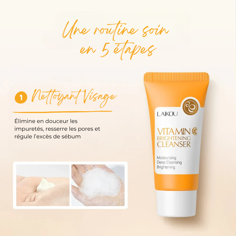 Coffret Soin Complet 5PCS à la Vitamine C