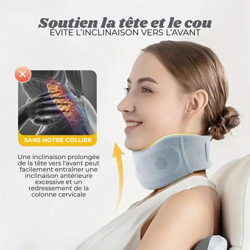 Collier Minerve Souple et Réglable pour Cervicales