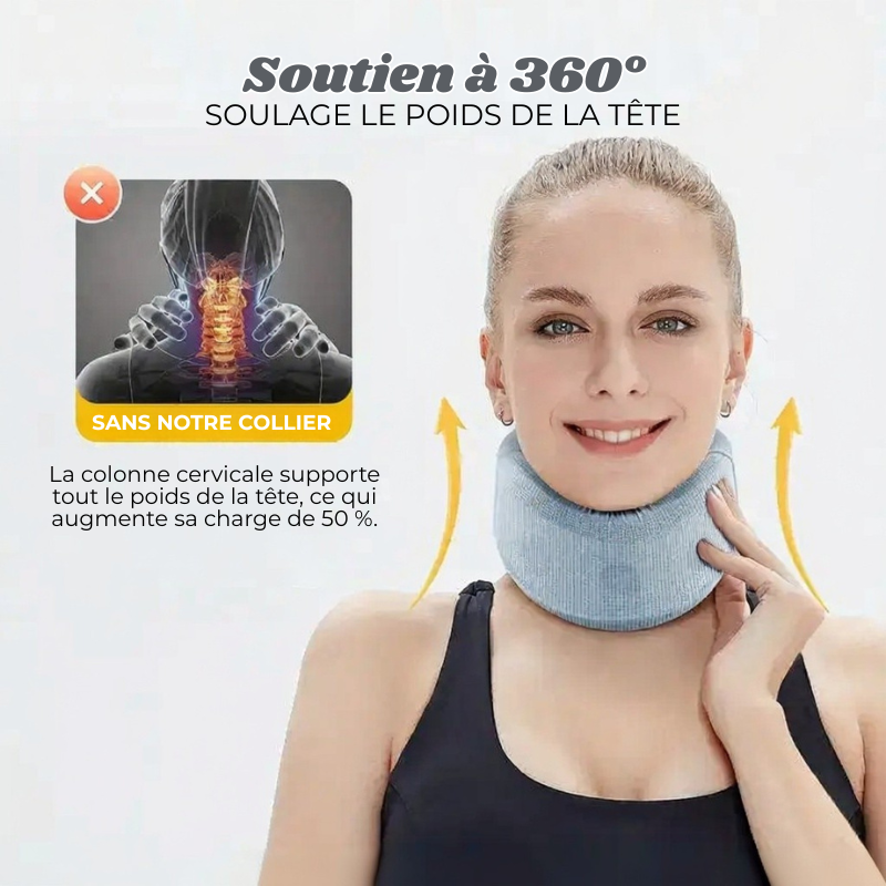 Collier Minerve Souple et Réglable pour Cervicales