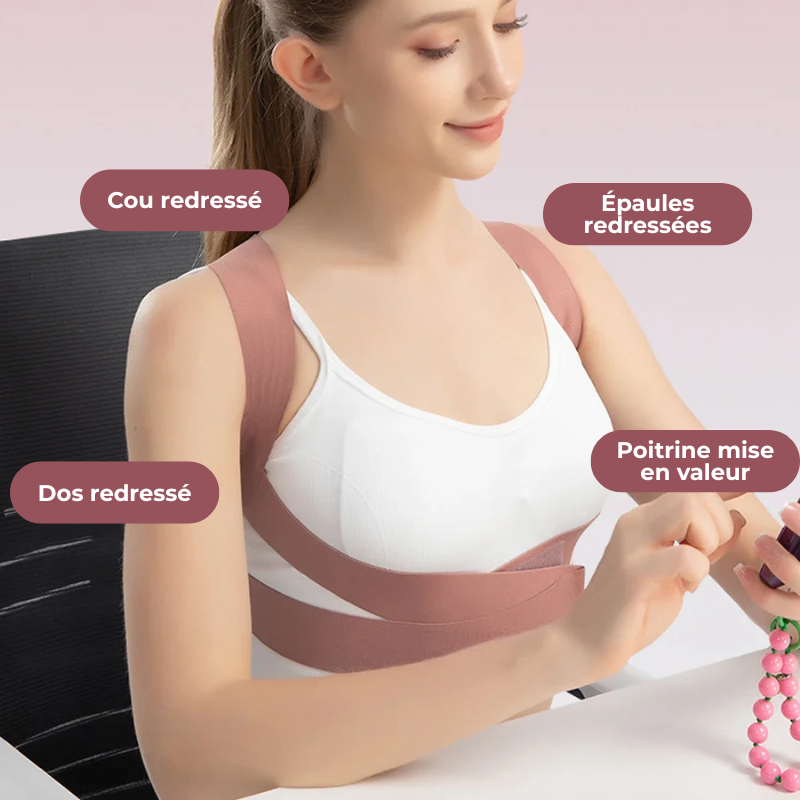 Correcteur de Posture - Soulage les douleurs & Soutien la Colonne
