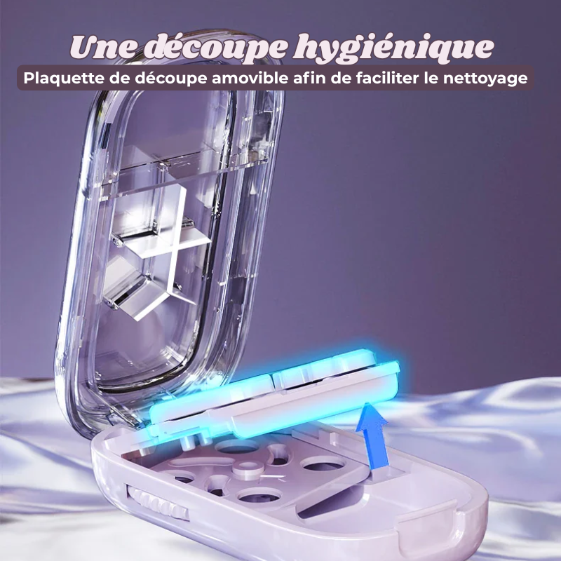 Coupe-Médicament 2/3/4 Parts Compact et Portable