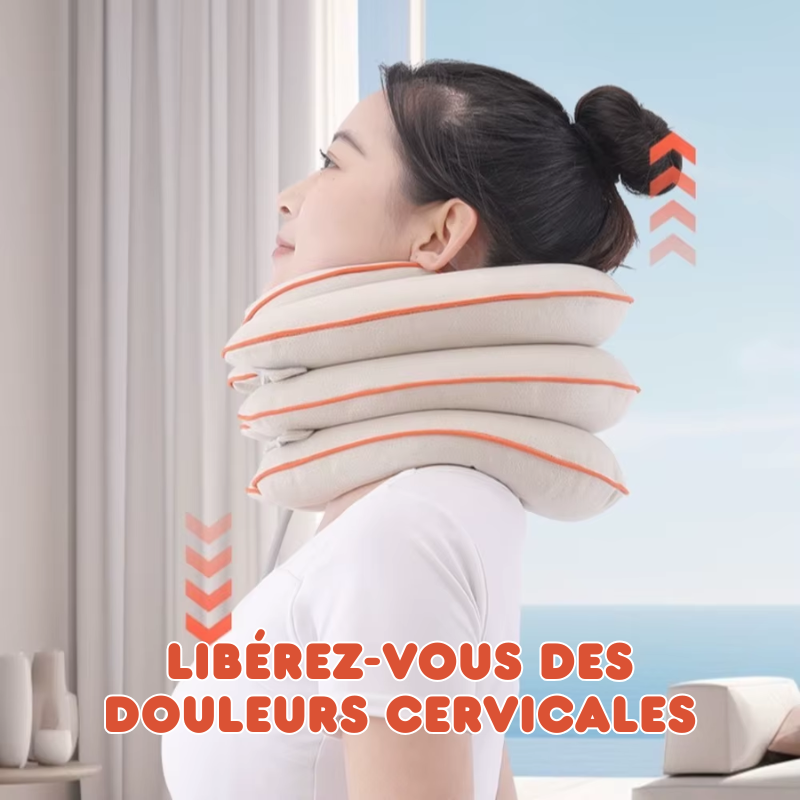 Coussin Cervical Gonflable pour Soulager les Douleurs