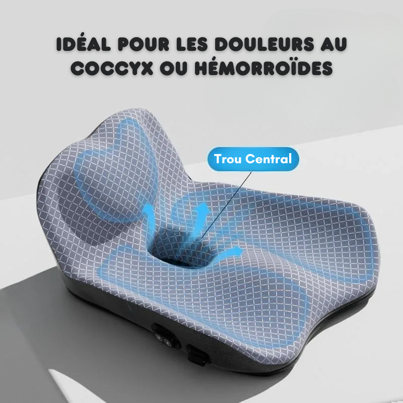 Coussin orthopédique avec boules de massage intégrées