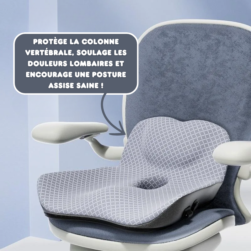 Coussin orthopédique avec boules de massage intégrées