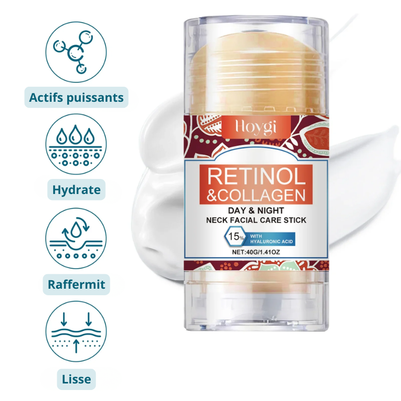 Crème pour le Cou Rétinol & Collagène - Raffermit, Hydrate & Lifte