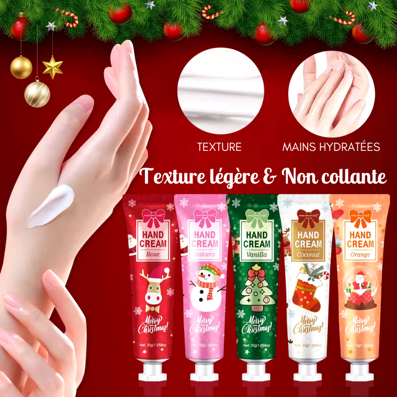 Coffret Idée Cadeau Noël - Crème pour les mains & Baume à lèvres 20PCS