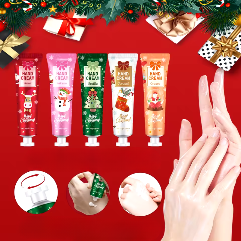 Coffret Idée Cadeau Noël - Crème pour les mains & Baume à lèvres 20PCS