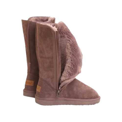 Bottes montantes ULTRA chaudes à Fermeture à Zip