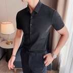 Chemise en soie glacée séchage rapide