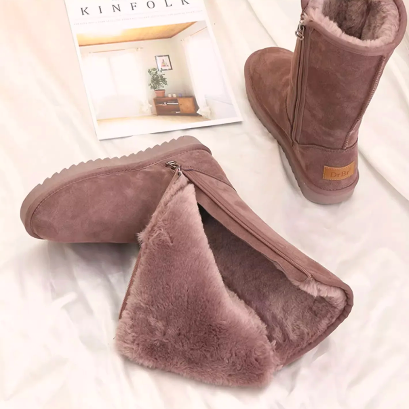 Bottes montantes ULTRA chaudes à Fermeture à Zip