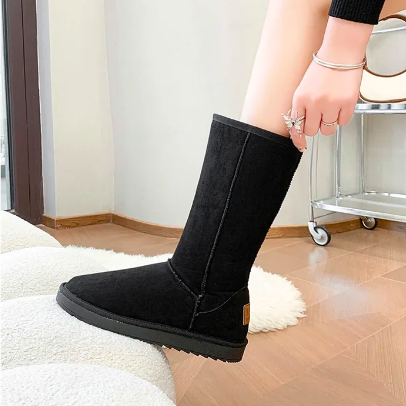 Bottes montantes ULTRA chaudes à Fermeture à Zip