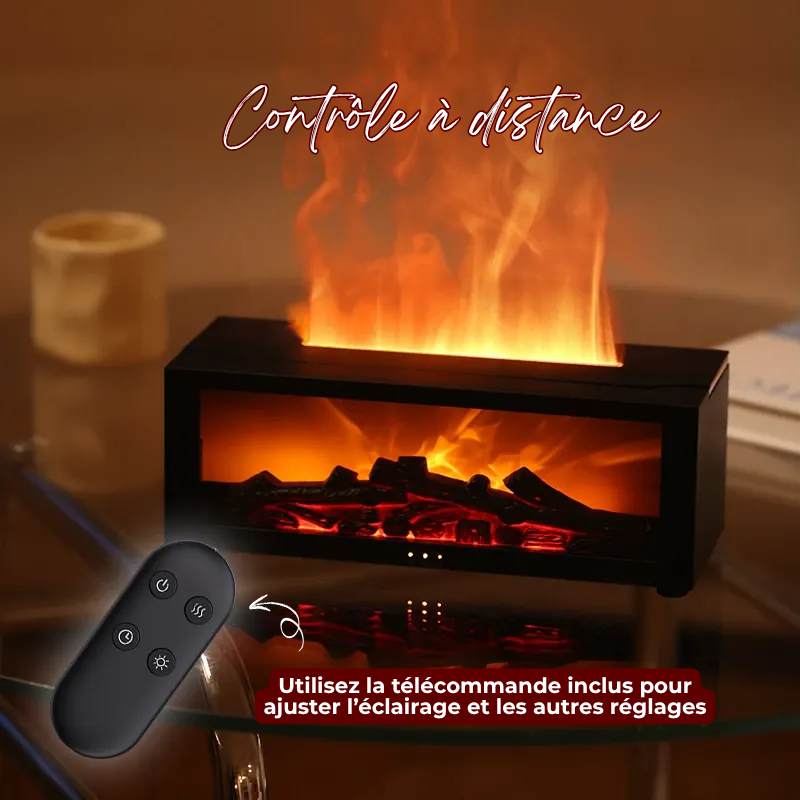 Diffuseur Mini Cheminée Cosy - 4 Huiles essentielles OFFERTES