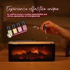 Diffuseur Mini Cheminée Cosy - 4 Huiles essentielles OFFERTES