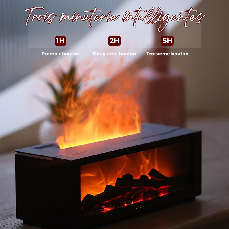 Diffuseur Mini Cheminée Cosy - 4 Huiles essentielles OFFERTES