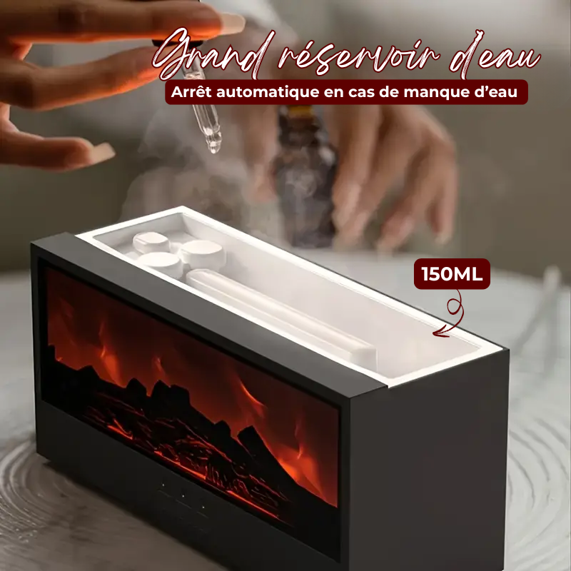 Diffuseur Mini Cheminée Cosy - 4 Huiles essentielles OFFERTES