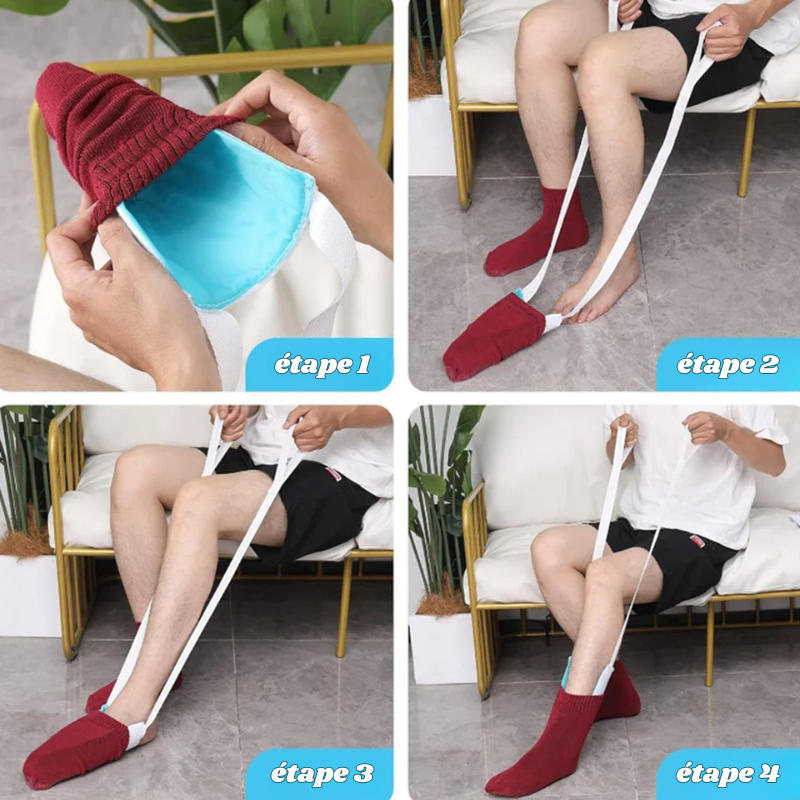 Dispositif d'Assistance Enfile-Chaussettes - Soyez Autonome