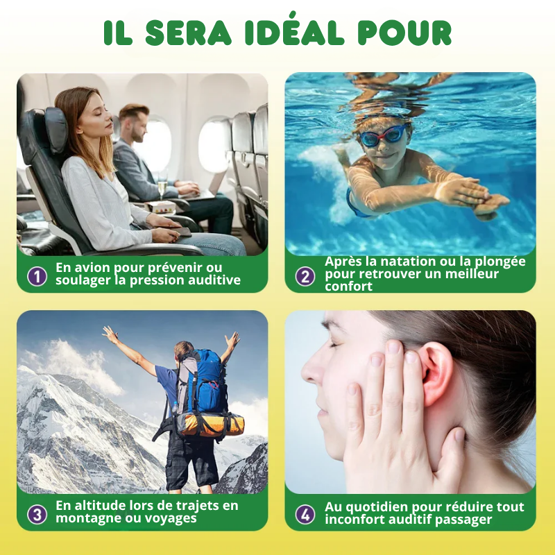 Dispositif Électrique Soulagement Pression et Acouphènes