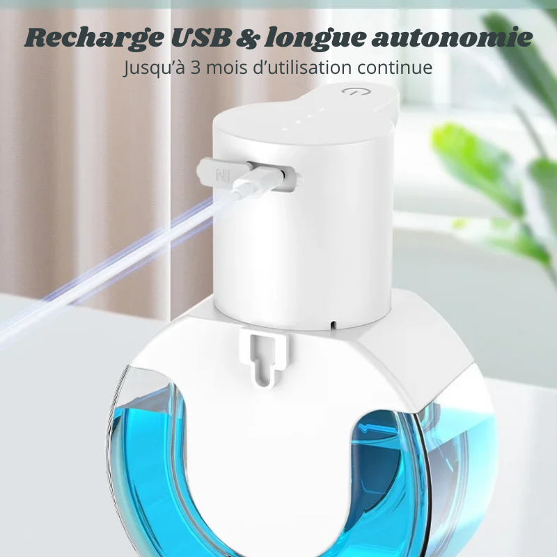 Distributeur de Savon Intelligent Sans Contact – Mousse & Liquide