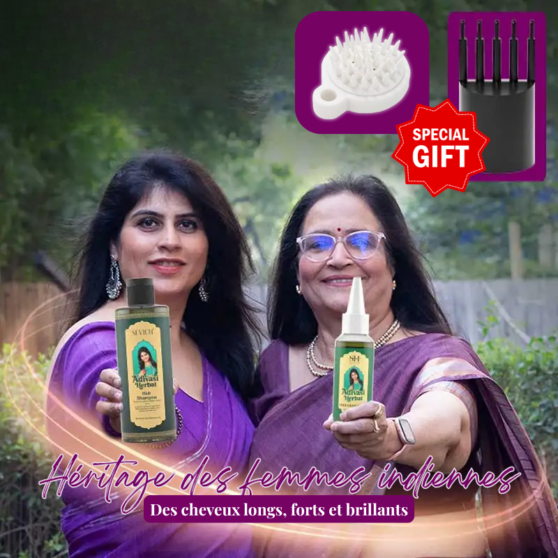 Duo Shampoing & Huile Pousse Accélérée et Anti-Chute - Brosse + Applicateur OFFERTS