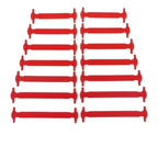 QUICK LAZY SHOELACE - 14x Lacets en silicone sans laçage