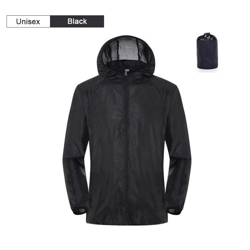 Coupe-vent imperméable léger unisexe