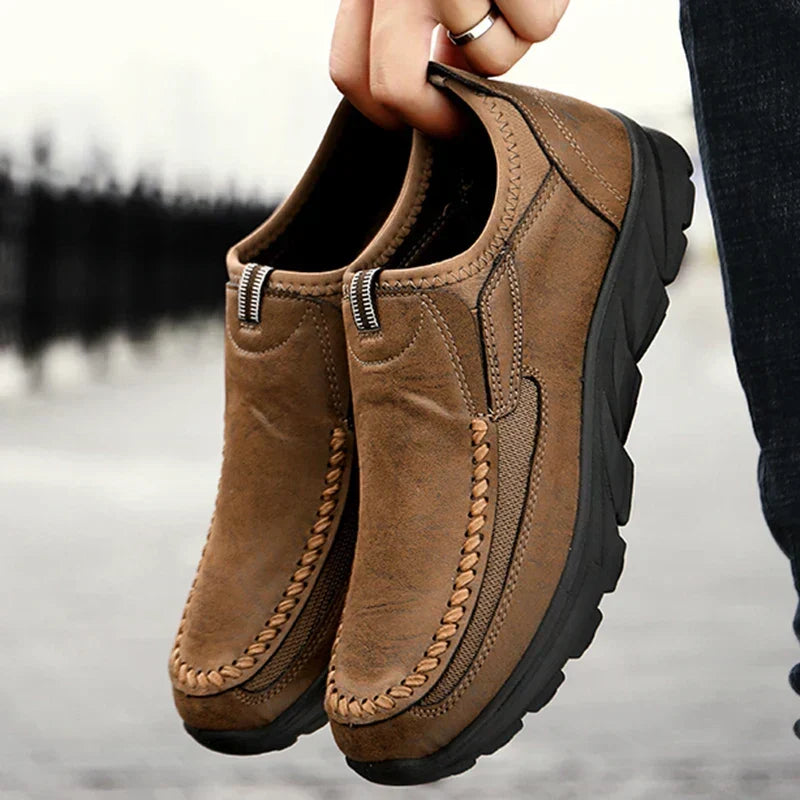 Chaussures Slip-on en Cuir PU - Homme