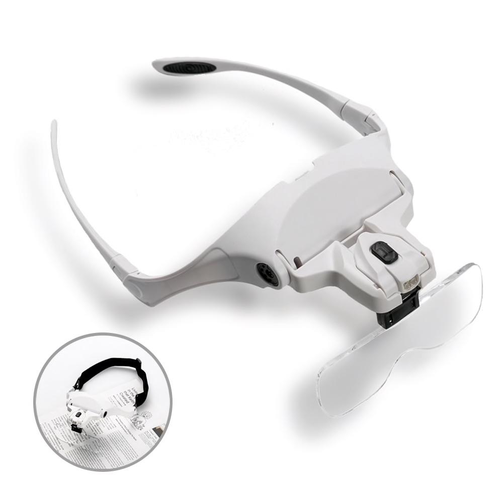 Lunettes loupe de précision avec lampe