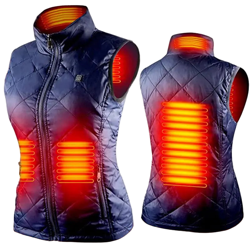 Doudoune Chauffante 4 Zones Sans Manche