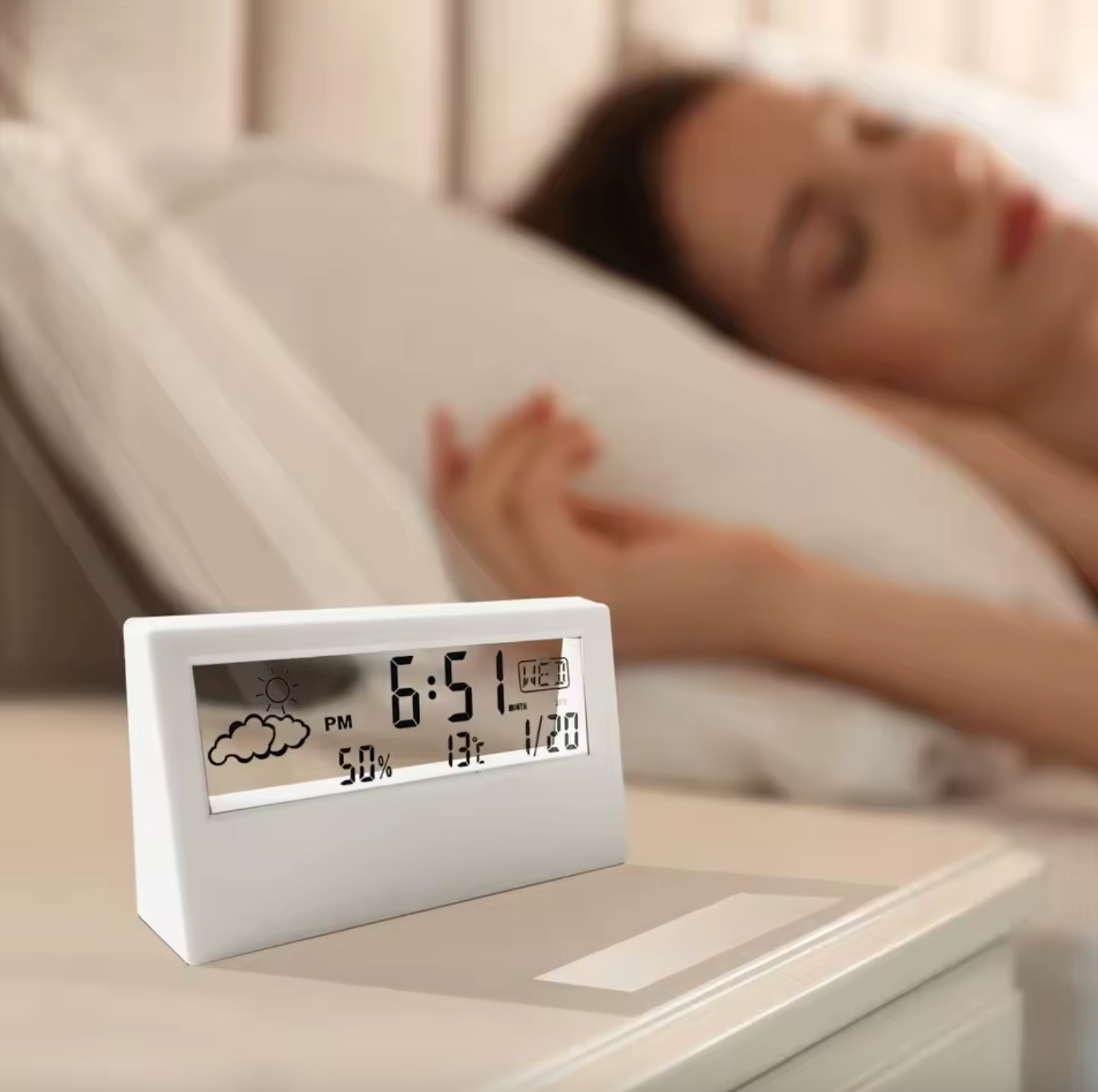 Horloge Électronique Météo - Design et Précision