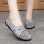 Mocassins orthopédiques en cuir pour femme