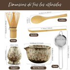 Kit Complet pour Matcha Japonais - 6PCS