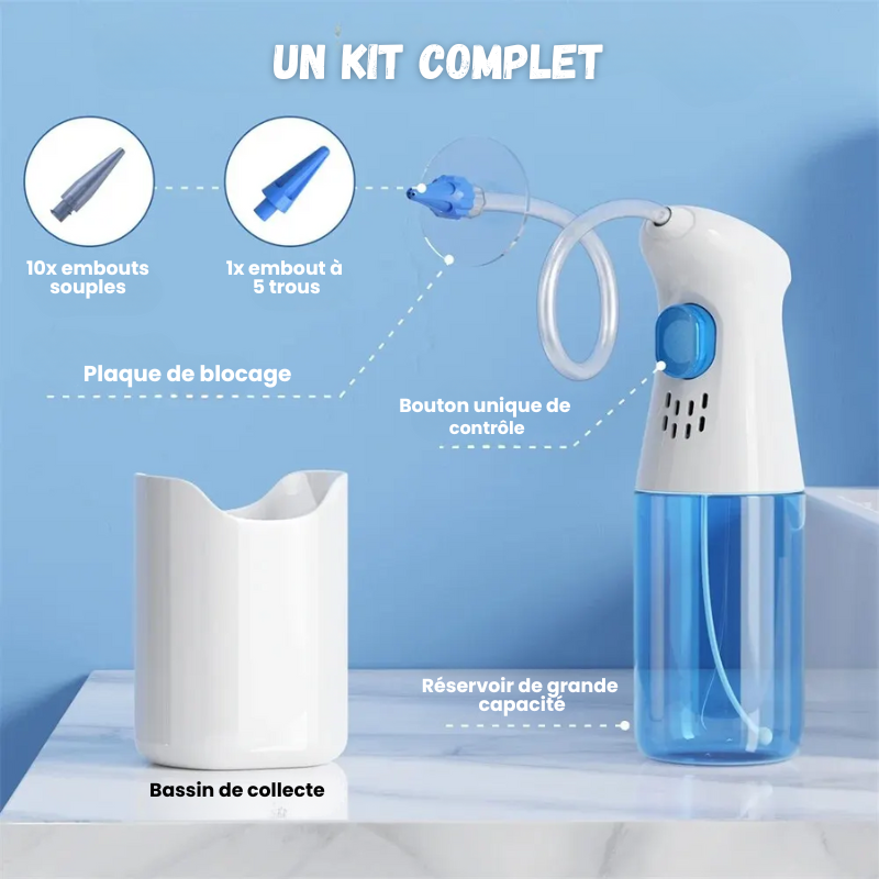 Kit Nettoyeur Irrigateur d'oreilles à eau