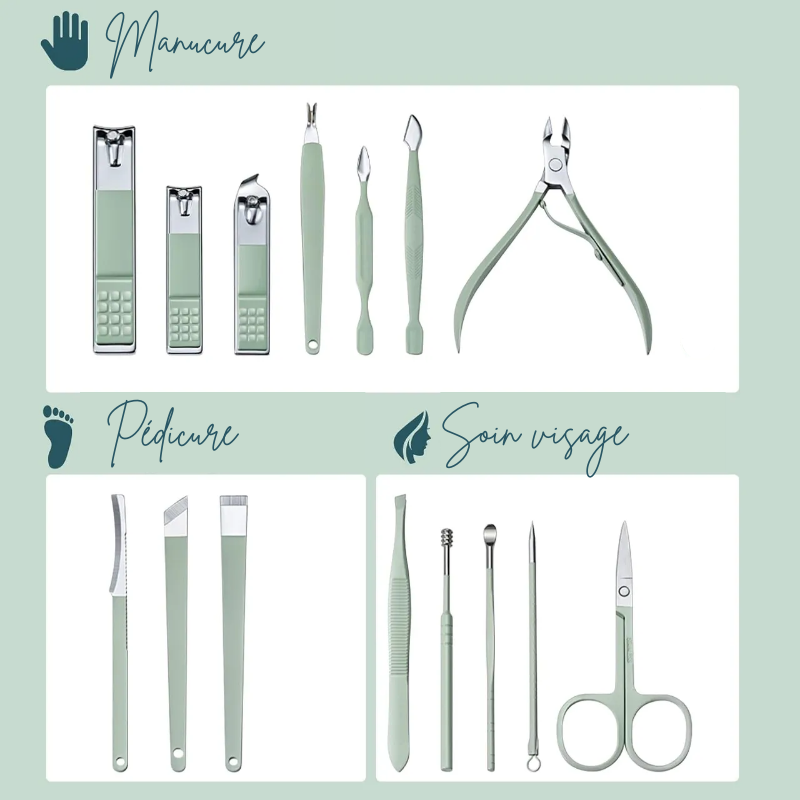 Outil De Mesure Épaisseur Des Ongles - Jauge Couronne Diamant Avec Pointe Fine En Acier Inoxydable
